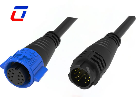 M19 300V gegoten LED-snelverbinding 14 pin waterdicht buitenkabelverbinding