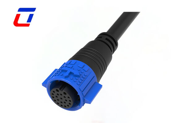 2+20 pin M19 gegoten kabel connectoren industriële waterdichte power data connector Made in China