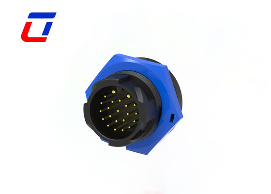 2+20 pin M19 gegoten kabel connectoren industriële waterdichte power data connector Made in China