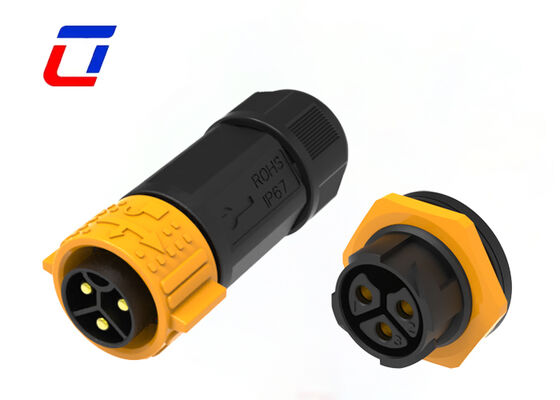M25 3 Pin 50A Draad naar het bord Power Connector IP67 Quick Lock Outdoor Waterproof Connector