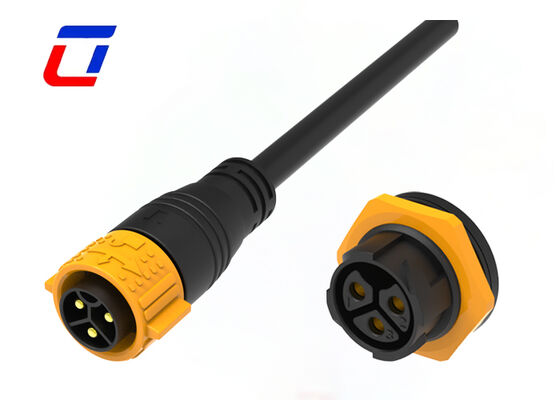 M25 3 Pin 50A Draad naar het bord Power Connector IP67 Quick Lock Outdoor Waterproof Connector