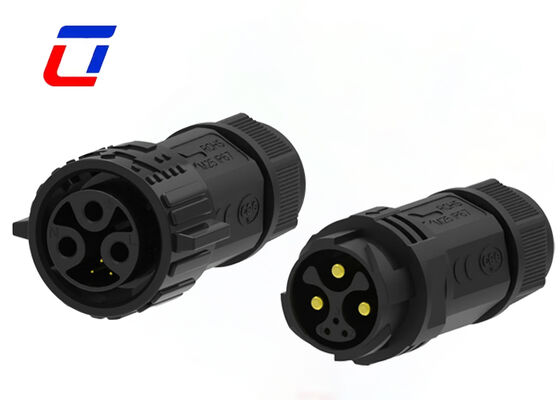 PA66 15A+5A M25 Mannelijke Vrouwelijke Waterdichte Connector 3+3 Multi Pin Connectors Voor Automotive