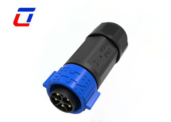 20A M25 5 Pin Quick Lock Electrical Connectors IP67 Mannelijke Vrouwelijke Draad Waterdichte connectoren