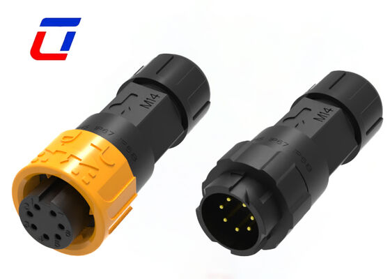 300V M16 7-pins waterdichte connector Push-vergrendeling Mannelijke Vrouwelijke kabel naar kabel-/bordconnectoren