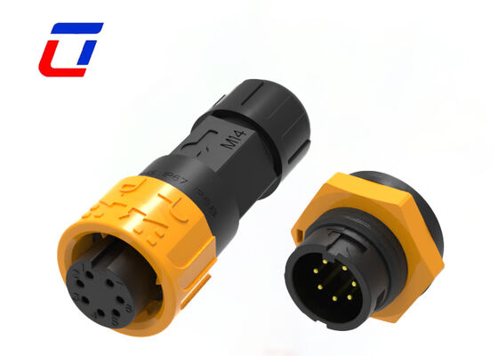 300V M16 7-pins waterdichte connector Push-vergrendeling Mannelijke Vrouwelijke kabel naar kabel-/bordconnectoren