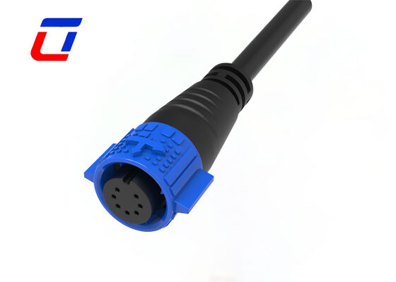 300V M19 8 pin waterdicht connector Push locking data gegoten kabel connector