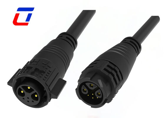M19 3+4 pin waterdichte draadconnectoren 15A+5A 300V IP67 Multi Pin Mannelijke Vrouwelijke connector