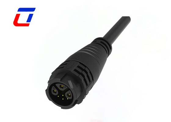 M19 3+4 pin waterdichte draadconnectoren 15A+5A 300V IP67 Multi Pin Mannelijke Vrouwelijke connector