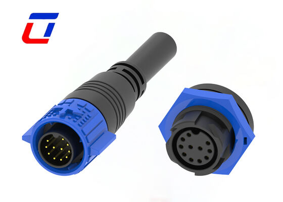 M19 300V 5A Waterdicht Plug And Socket Connector 11 Pin Cable To Board Connector IP67