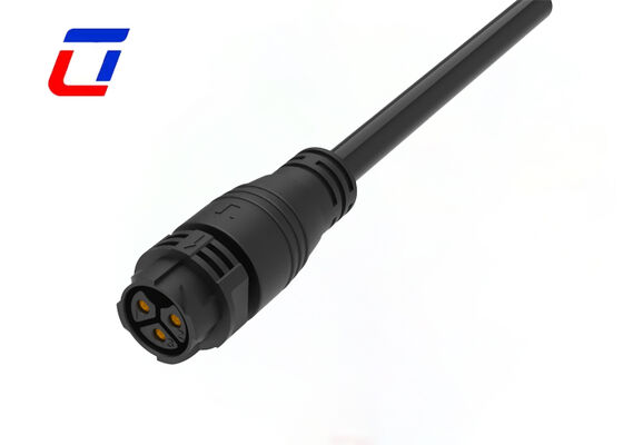 UL94-V0 3 Pin M25 50A Waterdicht Kabel Connector Zelfvergrendelend IP67 Power Connector