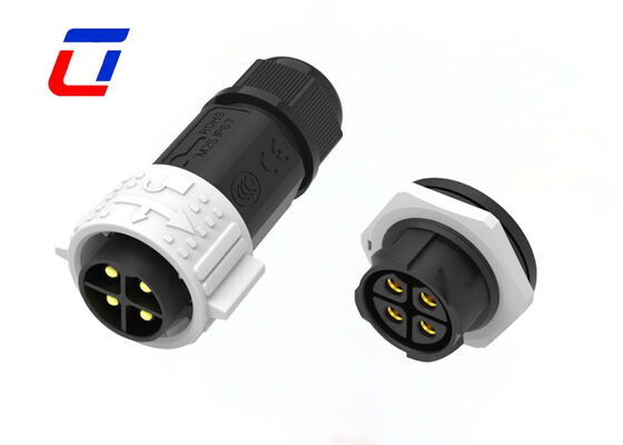 M25 600V 50A Waterdicht DC-aansluiting Plastic mannelijke vrouwelijke aansluitingen 4 pin