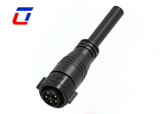M25 20A 5 pin elektrische mannelijke vrouwelijke connectoren RoHS Plastic PA66 Power Connector Push Lock