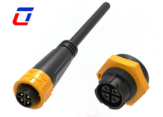 10A M16 4 Pin IP67 Power Connector 300V Man tot Vrouw Waterdicht Quick Connector