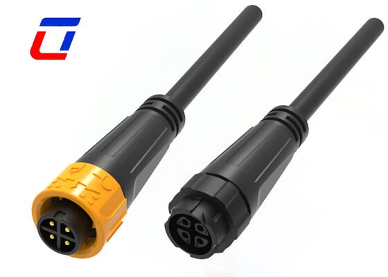 10A M16 4 Pin IP67 Power Connector 300V Man tot Vrouw Waterdicht Quick Connector