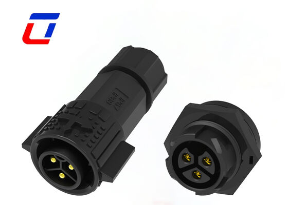 20A M19 3-pins man-vrouw connector Plastic PA66 IP67 ronde voedingsconnectoren