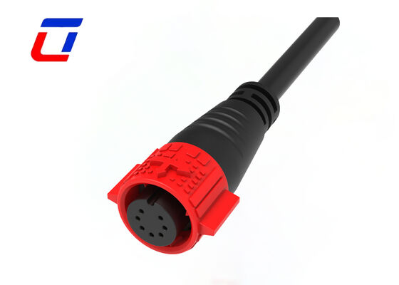 M19 7 pin 5A waterdichte draadverbindingen voor auto's PA66 Plastic Male Female Data Connector
