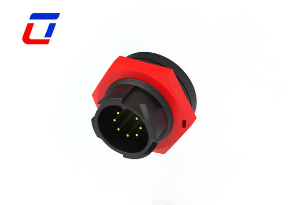 M19 7 pin 5A waterdichte draadverbindingen voor auto's PA66 Plastic Male Female Data Connector