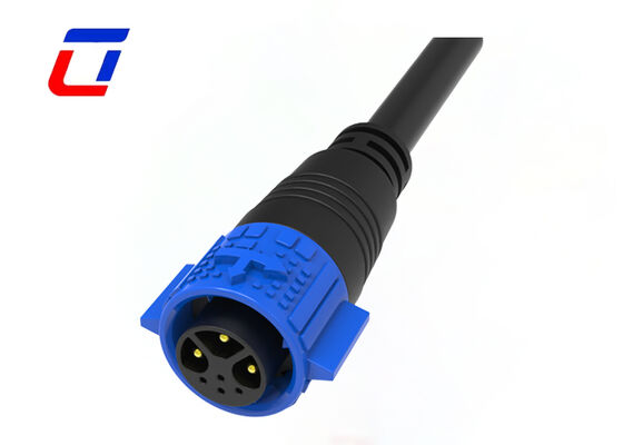 15A+5A M19 3+4-pins IP67-connectoren 300V waterdichte stroomsignaaldraadconnector