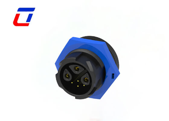 15A+5A M19 3+4-pins IP67-connectoren 300V waterdichte stroomsignaaldraadconnector