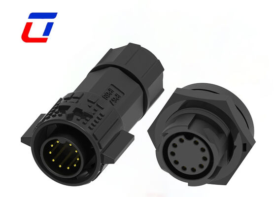 300V cirkelvormige push-pull connectoren 10 pin M19 waterdichte connector voor buiten LED-displays