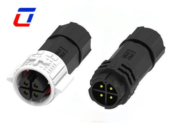 15A M19 4 pin waterdichte elektrische aansluitingen 300V Industrial Male Female Connector
