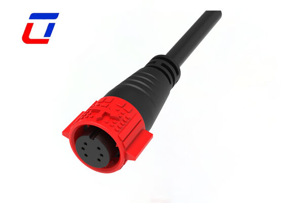 Signaaloverdracht M19 6-pins buiten waterdichte draadconnectoren IP67 snelstopcontact
