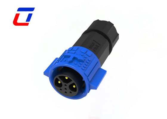 20A M19 3+5-pins messing vergulde ronde connector 300V meerpins stopcontact