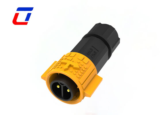 M19 20A 2 Pins Circulaire Power Connector Waterdicht buiten IP67 Voor industriële automatisering