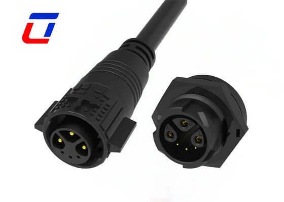 PA66 M19 Buiten waterdichte kabel connector stroom en signaal 3+3 Multi Pin connectoren 300V