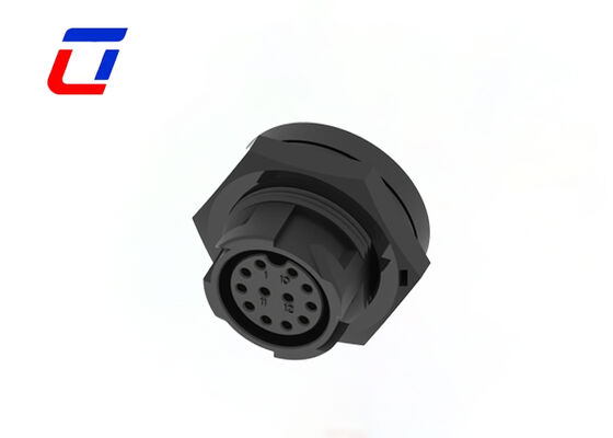 ODM 12 pin 300V snel ontkoppelbare draadconnectoren M19 Messing goudgeplatte signaalconnector