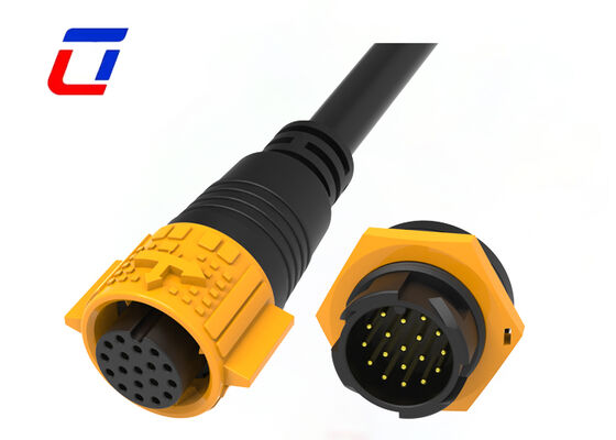 Ulinkcon Waterdicht Data Connector M19 18 Pin Outdoor Quick Lock LED Connector Manufacturer