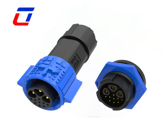 IP67 15A+5A M19 Multi Pin Waterdichte Connector 3+9 Pin Stroom Data Connector Buiten