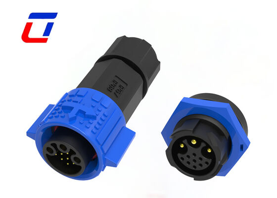 IP67 15A+5A M19 Multi Pin Waterdichte Connector 3+9 Pin Stroom Data Connector Buiten