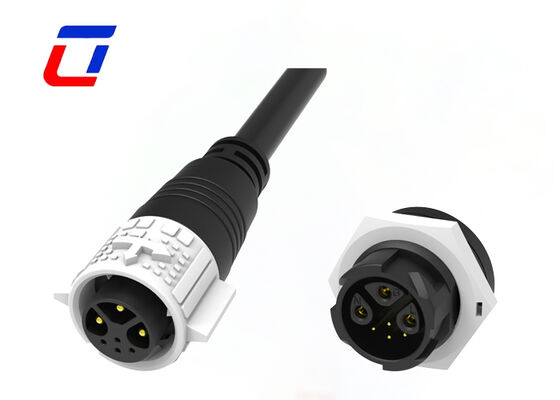 15A+5A Waterdichte Multi Pin Connectoren 3+4 Pin M19 Push Lock Kabel naar Printplaat Connector