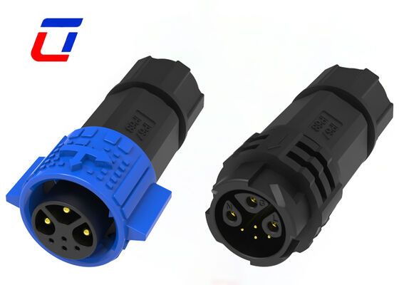 15A+5A Waterdichte Multi Pin Connectoren 3+4 Pin M19 Push Lock Kabel naar Printplaat Connector