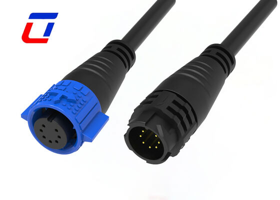 300V 5A 7 pin waterdicht aansluiting M19 Plastic Mannelijke Vrouwelijke Gegevensdraad Aan Board Connector