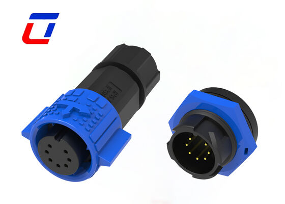 300V 5A 7 pin waterdicht aansluiting M19 Plastic Mannelijke Vrouwelijke Gegevensdraad Aan Board Connector