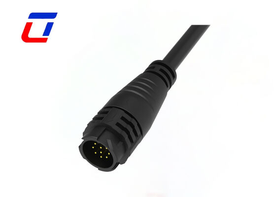 5A 300V 9 Pin M19 gegoten kabelconnectoren Push Lock waterdicht dataconnector