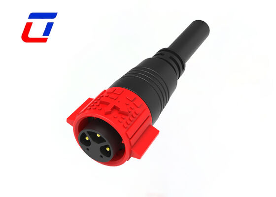 300V 3+2 Pin Kabel Connector Waterdicht Rood M19 Data Quick Connector Voor Verlichting