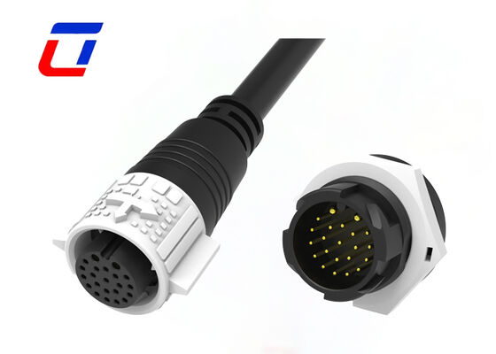 IP67 M19 Waterdichte Snelkoppeling Draad-naar-Printplaat Connectoren 2+20 Pin voor Stroom en Signaal