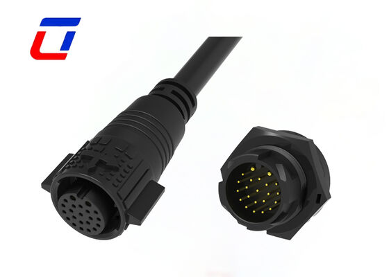 IP67 M19 Waterdichte Snelkoppeling Draad-naar-Printplaat Connectoren 2+20 Pin voor Stroom en Signaal