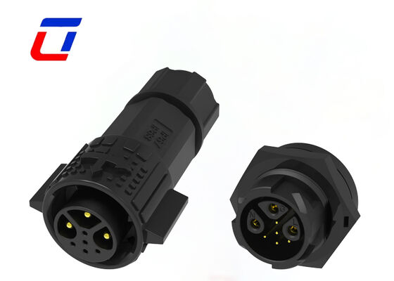 20A Plastic Circular Connectors M19 3+5 Pin ODM IP67 Waterdicht Power Data Connector 300V