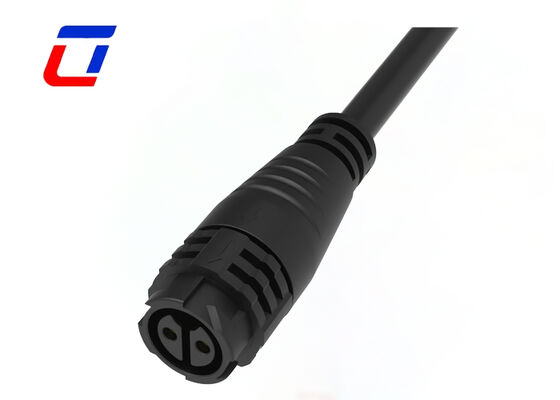 2-pins M19 mannelijke en vrouwelijke connectoren 20A waterdichte gegoten kabelconnector