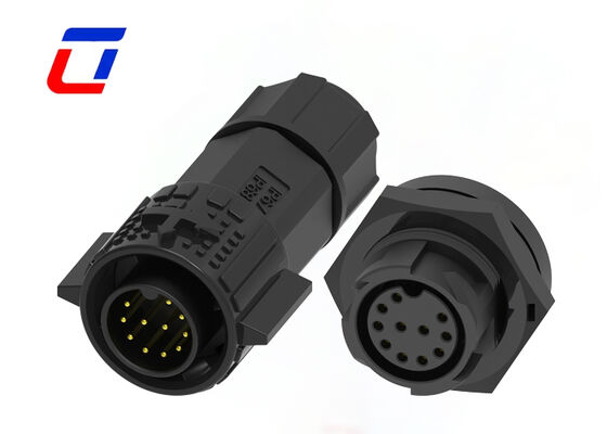 M19 11Pin 5A 300V Ronde waterdichte connector Quick Lock Data Connector