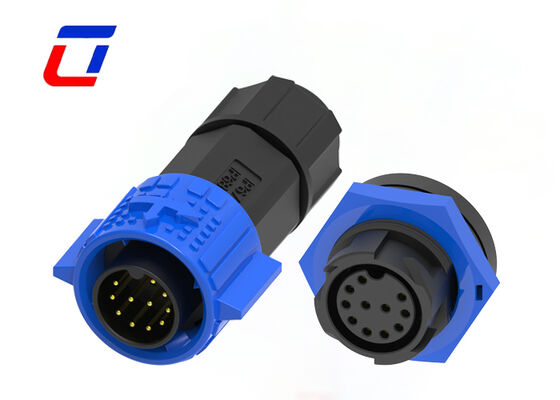 M19 11Pin 5A 300V Ronde waterdichte connector Quick Lock Data Connector