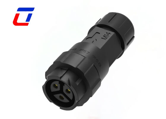 10A M16 3-pins stroomconnector waterdicht 300V draad-naar-draad circulaire connectoren