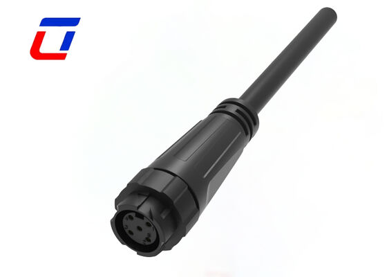 Waterdicht buitenkabelconnector 8A 125V met drukvergrendeling M16 5 pin stroomconnector