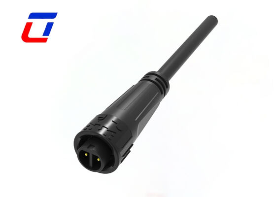 M16 IP67 2-pins waterdichte connector 10A UL Quick Lock stroomconnector