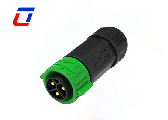 50A PA66 3-pins waterdichte circulaire connector M25 600V IP67 Power Quick Connectors