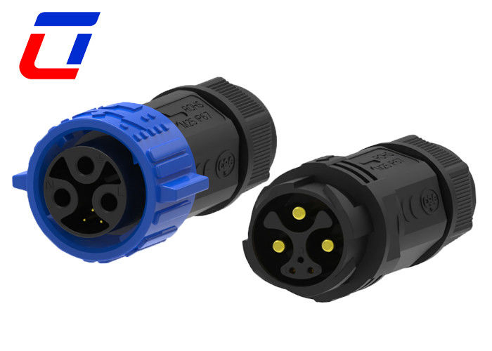M25 3 Pin 50A waterdicht stroomverbinding Push Lock waterdicht stroomverbindingen